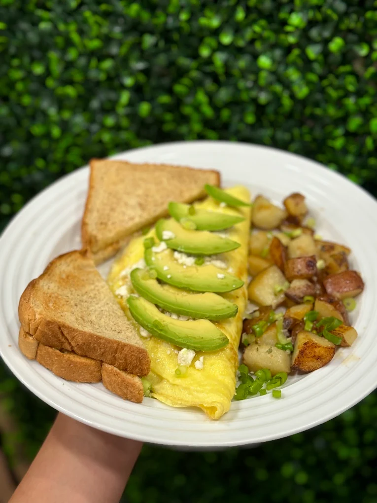 Fresh strawberry crepe at Biscotti's Cafe Fort Myers