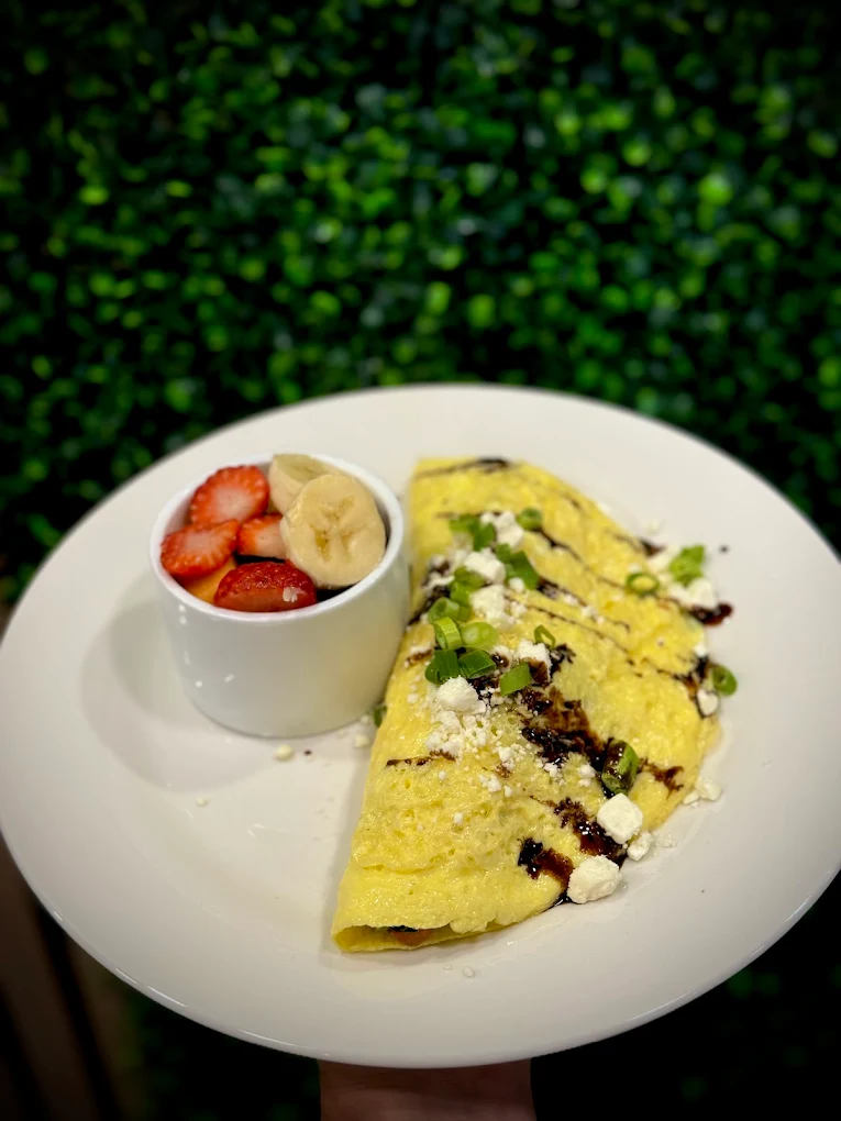 Eggs Benedict breakfast at Biscotti's Cafe